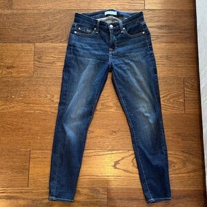 7 For All Mankind Dark Blue Skinny Jeans